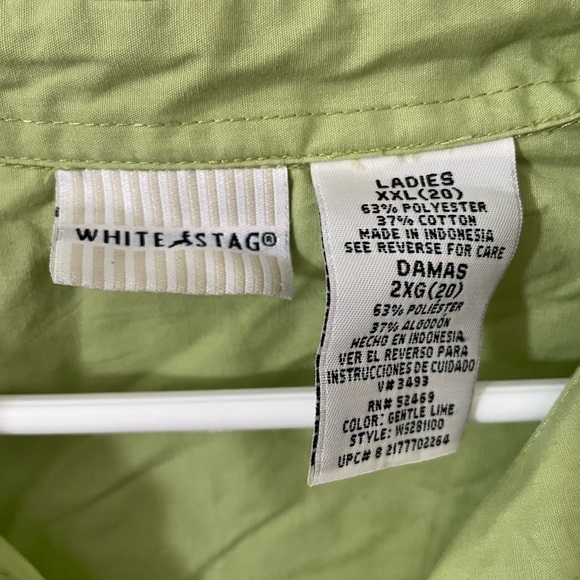 White Stag Woman’s Sleeveless Blouse Size XXL - Picture 2 of 3